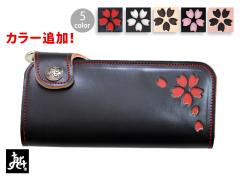 桜型抜き長財布(tgs-856)◆ターゲット/target和柄送料無料日本製メイドインジャパン和風雑貨通販