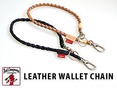 LEATHER WALLET CHAINTEDMANiebh}j