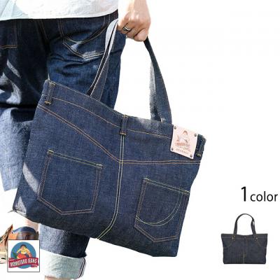 銅丹デニムトートバッグ 桃太郎ジーンズ B-11-D MOMOTARO JEANS かばん