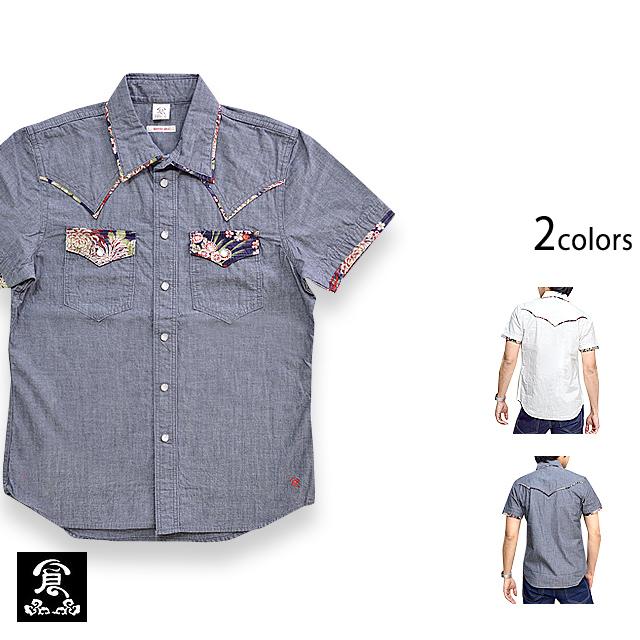 JEMUT正規品★25SS★Brooklyn ウエスタン ストライプ 半袖シャツ Brooklyn シャツ(メンズ) - 海外通販のBUYMA
