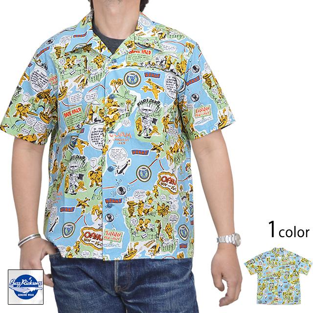 ハワイアンシャツ「20TH AIR FORCE AIRCRAFT REPAIR UNITS」 BUZZ