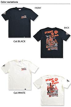 STUNT O RAMA半袖Tシャツ(BLST-840)◆BLOOD MESSAGE/ブラッドメッセージ