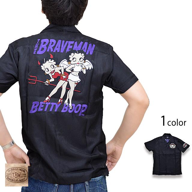 BR×BETTY レーヨン半袖シャツ The BRAVE-MAN BBB-2220 ブレイブマン