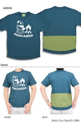 PANCAMDA背面ポケット付きTシャツ◆PANDIESTA JAPAN