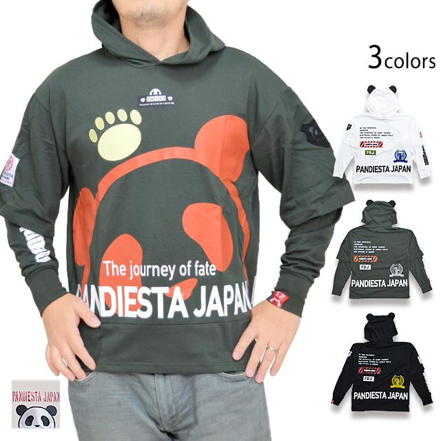 錦 PANDIESTA JAPAN フライングパンダ ジップパーカー