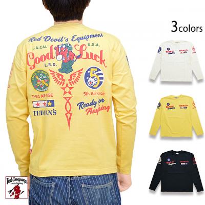 5th Air ForceロングTシャツ◆TEDMAN/テッドマン