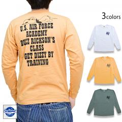BUZZ×PEANUTSロングTシャツ「AIR FORCE ACADEMY」◆BUZZ RICKSON'S
