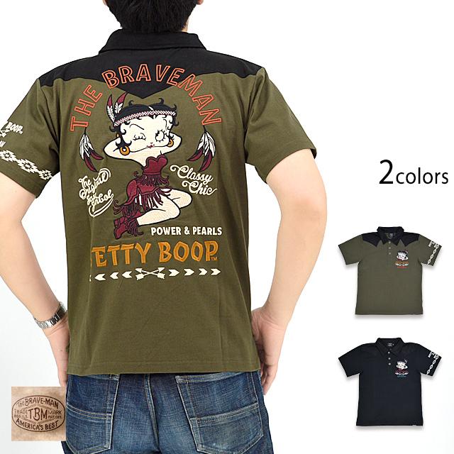 BR×BETTYコラボ 天竺半袖ポロシャツ The BRAVE-MAN BBB-2323 ブレイブ