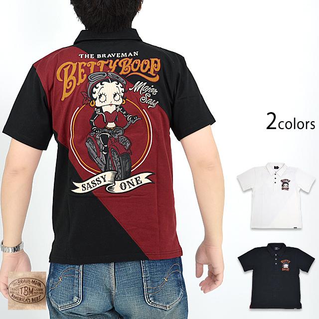 BR×BETTYコラボ 天竺半袖ポロシャツ The BRAVE-MAN BBB-2322 ブレイブ