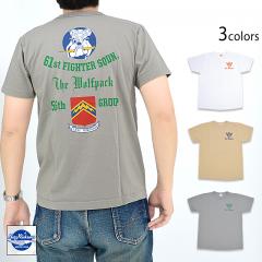 半袖Tシャツ「61st FIGHTER SQ.」◆BUZZ RICKSON'S