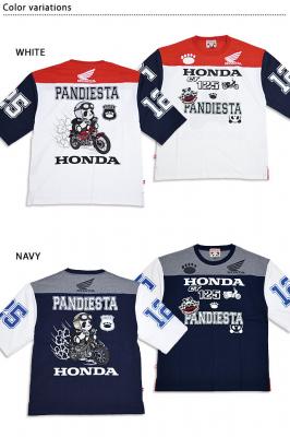 HONDA×PANDIESTA CT125フットボールTシャツ PANDIESTA JAPAN 523501 
