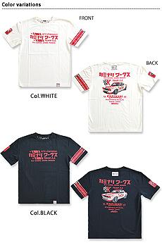ハコスカ半袖Tシャツ(KMT-52M)◆カミナリ/和柄エフ商会雷旧車レトロ昭和