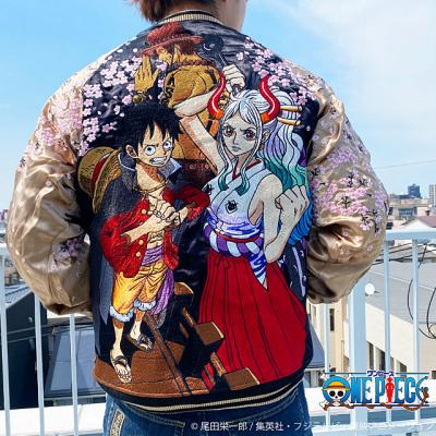 ONE PIECE ワンピース　スカジャンリバーシブル　エース