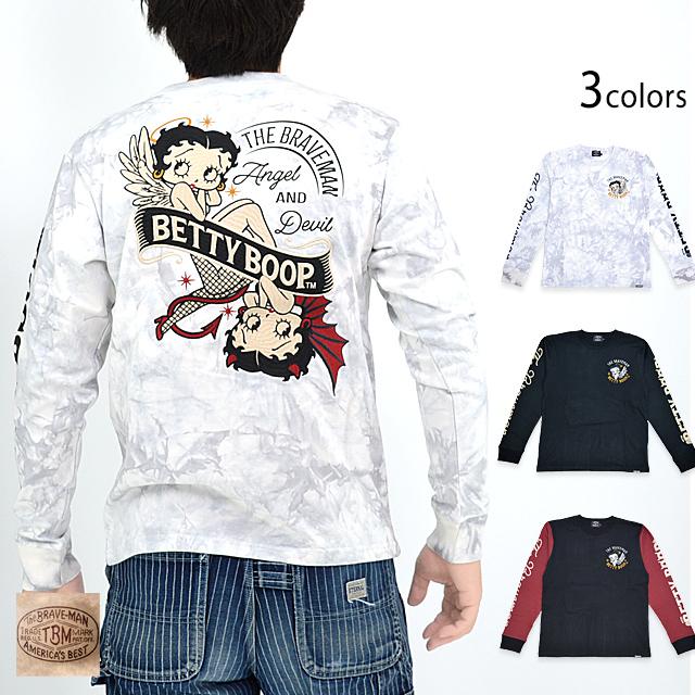 BR×BETTYコラボ 天竺ロングTシャツ The BRAVE-MAN BBB-2342 ブレイブ