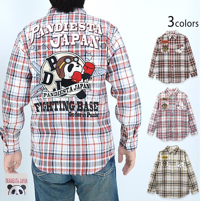 PANDIESTA JAPAN　PDJ-FIGHTER  チェックシャツ　パンディエスタ PDJ FIGHTERチェックシャツ PANDIESTA JAPAN 533602 パンディエスタ