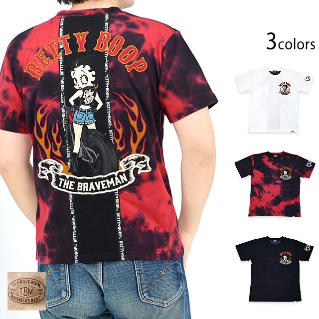 BR×BETTYコラボ 天竺半袖Tシャツ The BRAVE-MAN BBB-2414 ブレイブマン
