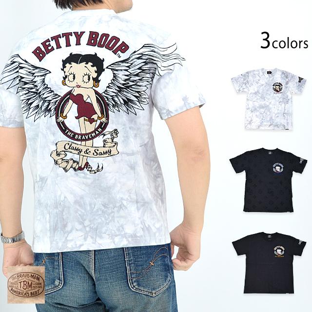 BR×BETTYコラボ 半袖Tシャツ The BRAVE-MAN BBB-2418 ブレイブマン
