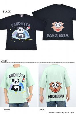 PANDA or CATH BIG TeePANDIESTA JAPAN