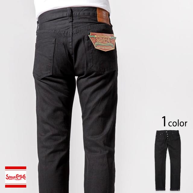 13ozブラックデニム TYPE-III スリムフィットジーンズ・ワンウォッシュ