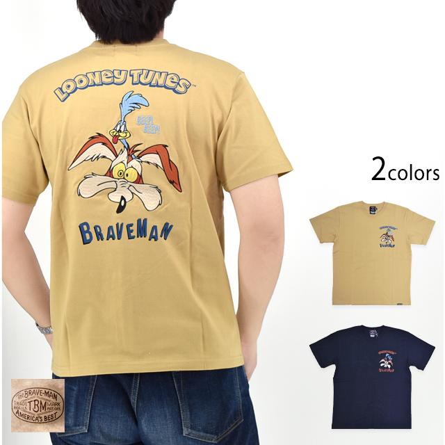 BR×LOONEYコラボ 天竺半袖Tシャツ The BRAVE-MAN LTB-2501