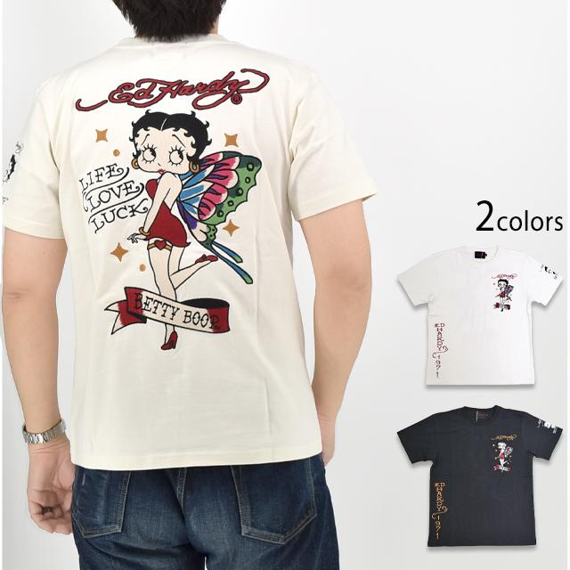 Ed Hardy×BETTY 天竺半袖Tシャツ サクラスタイルセレクション Ed Hardy×BETTY 天竺半袖Tシャツ サクラスタイルセレクション