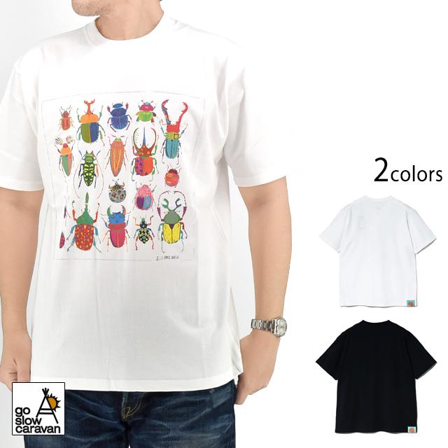 RAY綿 エキゾチックビートルズ半袖Tシャツ go slow caravan 342612