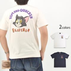 The BRAVE-MAN×TOM＆JERRY 天竺半袖Tシャツ◆The BRAVE-MAN