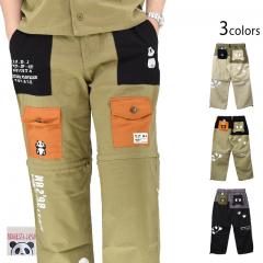 ナイロン切替ミリタリー2WAYパンツ◆PANDIESTA JAPAN