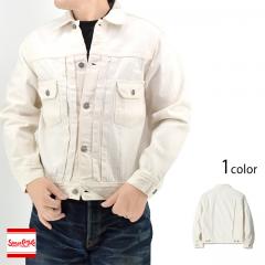 13oz. ホワイトデニムジャケット「1953 MODEL」・ワンウォッシュ◆SUGER CANE