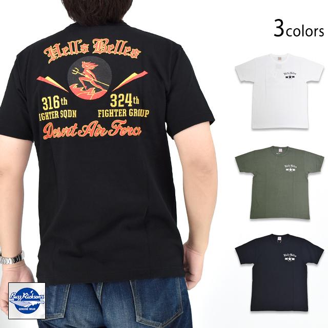 GOVERNMENT ISSUE半袖Tシャツ「316th FTR. SQ. Hell's Belles