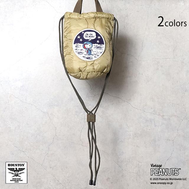 PEANUTSコラボ SNOOPY エフェクトバッグ「アストロノーツ」 HOUSTON 6887 ヒューストン スヌーピー 宇宙 PEANUTSコラボ SNOOPY エフェクトバッグ「アストロノーツ」 HOUSTON