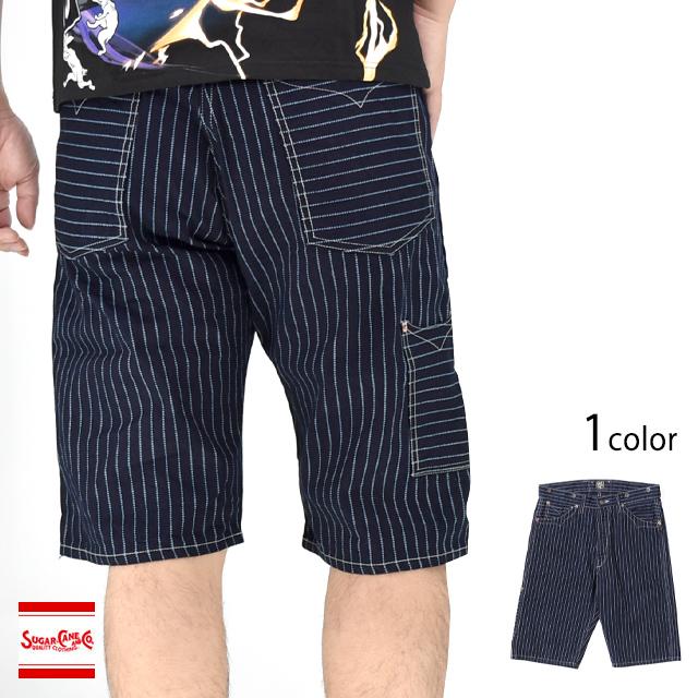 FICTION ROMANCE 9oz. ウォバッシュストライプ ジップフライショーツ