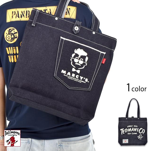 TRADMAN'S★TIMCコラボXL MARCY'Sコラボデニムバッグ◇TEDMAN/テッドマン|雑貨|サクラ