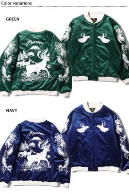 ʒXJW VELVETEEN SOUVENIR JACKETuDEERvHOUSTON