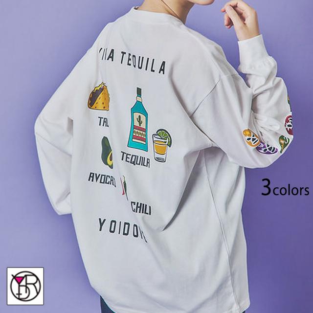 テキーラロングTシャツ YOIDORE 835201 ヨイドレ 酔いどれ お酒 長袖
