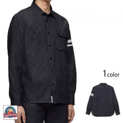 gvXeb`Vc/TRIPLE STITCH L/S DENIM SHIRTTWO STRIPESYW[Y