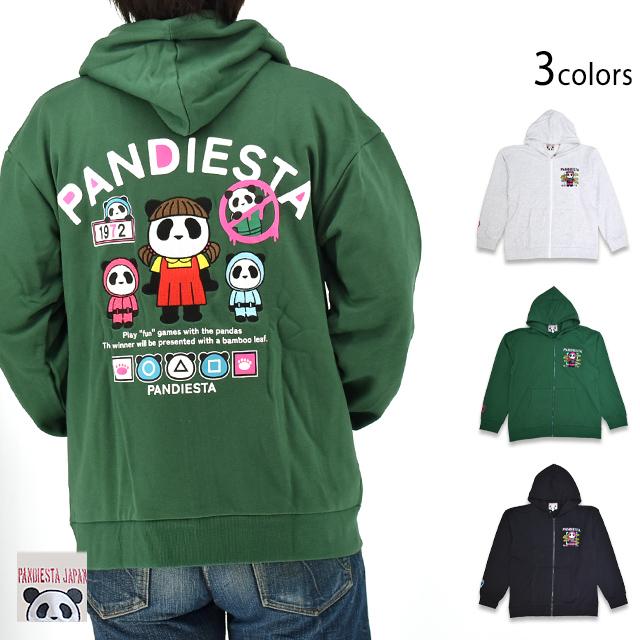 サバイバルパンダフルジップパーカー PANDIESTA JAPAN 595560 パンディ