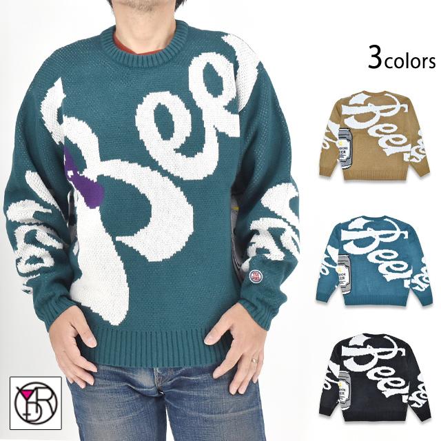 BEERジャガードニット YOIDORE 835800 酔いどれ ヨイドレ オーバー