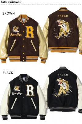 30oz. WOOL MELTON AWARD JACKET「ROARING TIGER」◆WHITES VILLE