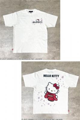 Hello Kitty×絡繰魂コラボ SAKURA半袖Tシャツ◆絡繰魂