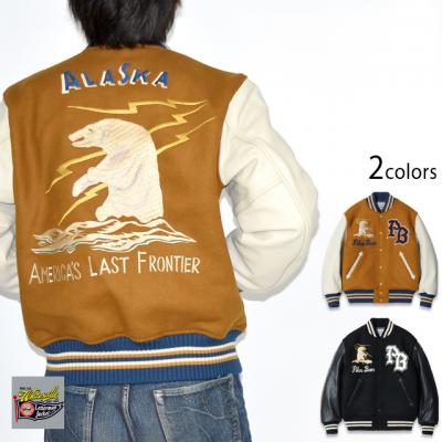 30oz. WOOL MELTON AWARD JACKET「POLAR BEAR」◆WHITES VILLE