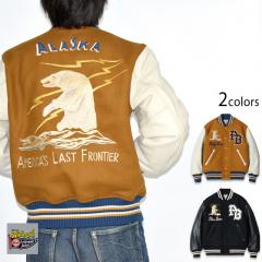 30oz. WOOL MELTON AWARD JACKETuPOLAR BEARvWHITES VILLE