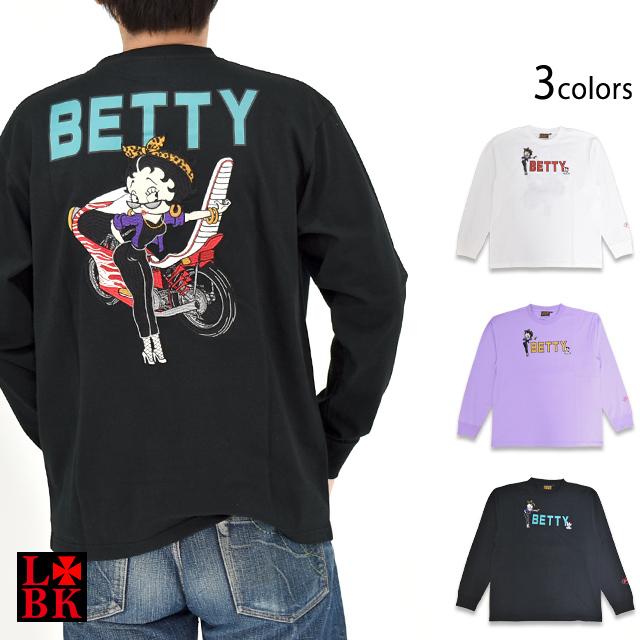 LBK×BETTY ぶっちぎりセクシーヤンキーBETTYロングTシャツ ロウブロウ