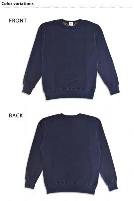 柿渋染めインディゴスウェットトレーナー◆サムライジーンズ