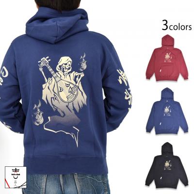 音神様裏起毛プルパーカー◆喜人