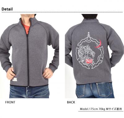 獅子牡丹のポンチブルゾン◆喜人