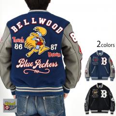 30oz. WOOL MELTON AWARD JACKETuBLUE PECKERSvWHITES VILLE