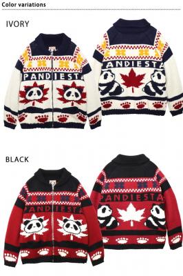 カナダパンダローゲージカウチンジャケット◆PANDIESTA JAPAN