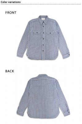 チーズインディゴヘビーネルシャツ◆サムライジーンズ