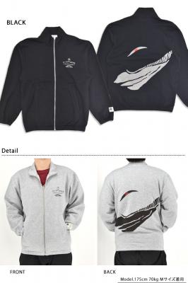 目くじら裏毛ブルゾン◆喜人